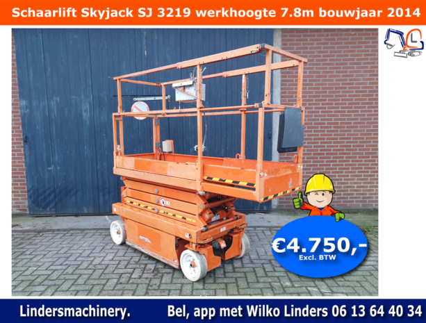 Schaarlift Skyjack SJ 3219 bouwjaar 2014