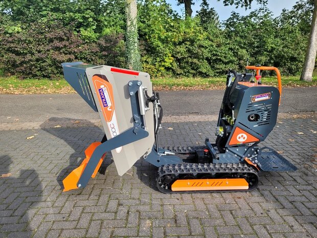 Rupsdumper STRAMA H500E Honda motor met laadschep